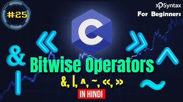 Bitwise Operators in C | Complete Beginner Explanation | Hindi #25