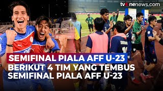Panas! Indonesia Tantang Thailand, Vietnam Hadapi Filipina di Semifinal AFF U-23 2025 | OneNews Bola