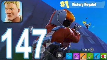 Fortnite Chapter 1 Mobile - Gameplay Walkthrough Part 147 - First Win (iOS, Android)