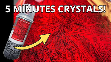 Tutorial How to Make Crystal fx - Crystal pattern painting method  Custom paint at home