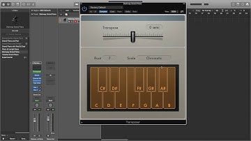 How to use transposer MIDI effect in Logic Pro X