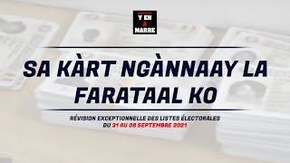 SA KÀRT NGÀNNAAY LA, FARATAAL KO - Primo-votant