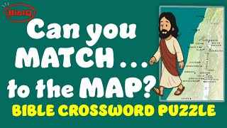 Bible Crossword Puzzle-  Can You Match To The Map#biblegames #biblecrossword #biblequiz screenshot 4