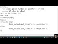 TO Check whether the given number is positive or not in PLSQL || DBMS || MKSOFTECH