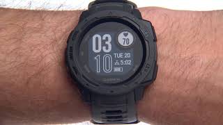 Garmin Instinct   Basic Navigation