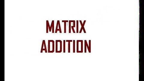 Part 45 - C Programming Tutorial - Example of Two Dimensional Array Matrix Addition