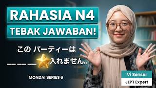 🤫 Kumpulan Jenis Soal 99% Muncul dalam Ujian JLPT N4 7/2026. Sekali lihat langsung tahu jawabannya 😎