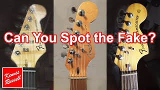 Three Fender Stratocasters... 1 Fake and 2 Real | Try and Spot the Fake