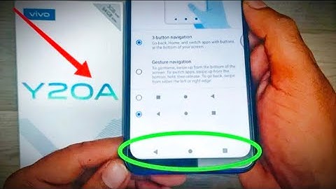 Vivo y20g mein swipe gesture navigation key setting kaise kare | vivo y20g navigation buttons change