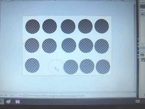 gimp how to make a bottlecap template youtube