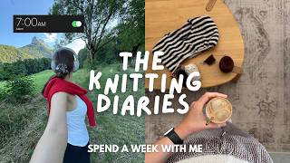 the knitting diaries: can I knit every day with a 9-6 job? (it didn't go as planned)