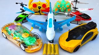 Radio Control Airbus A380 Unboxing & Testing | 3D Lights Car's | Gear Car's RC helicopters Unboxing