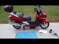 Oil Change on a Honda Silverwing FJS600 scooter