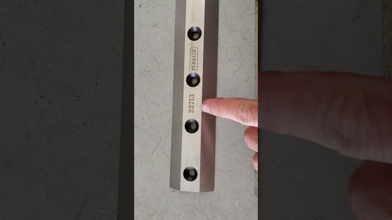 Peruzzo chipper knives