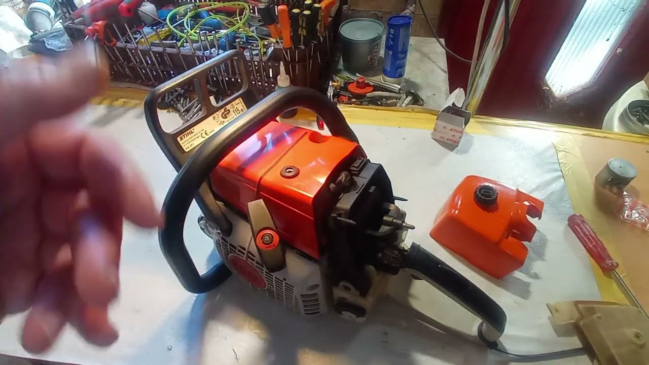 Stihl  Ms 361 felújítás  ,  Stihl  vs Hecht 58/60  big batle !