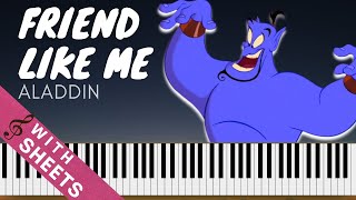 Friend Like Me (Aladdin) Ragtime/Swing | Piano Cover by Andy Feldbau видео