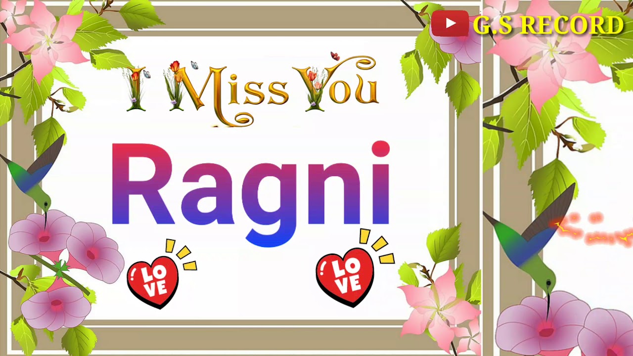 Ragni Name 3D WhatsApp Status 💝💝💝 || Ragni Letter Name WhatsApp Status  💝💝💝  Record - YouTube