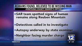 Remains found, believed to be missing Grants Pass man