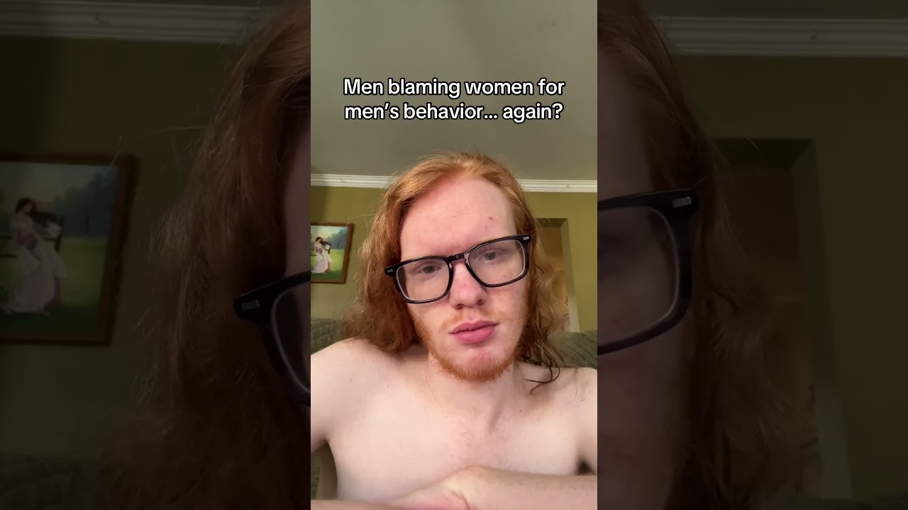 Men blaming women for their own  behavior? Embarrassing. Try accountability. 🙄✨