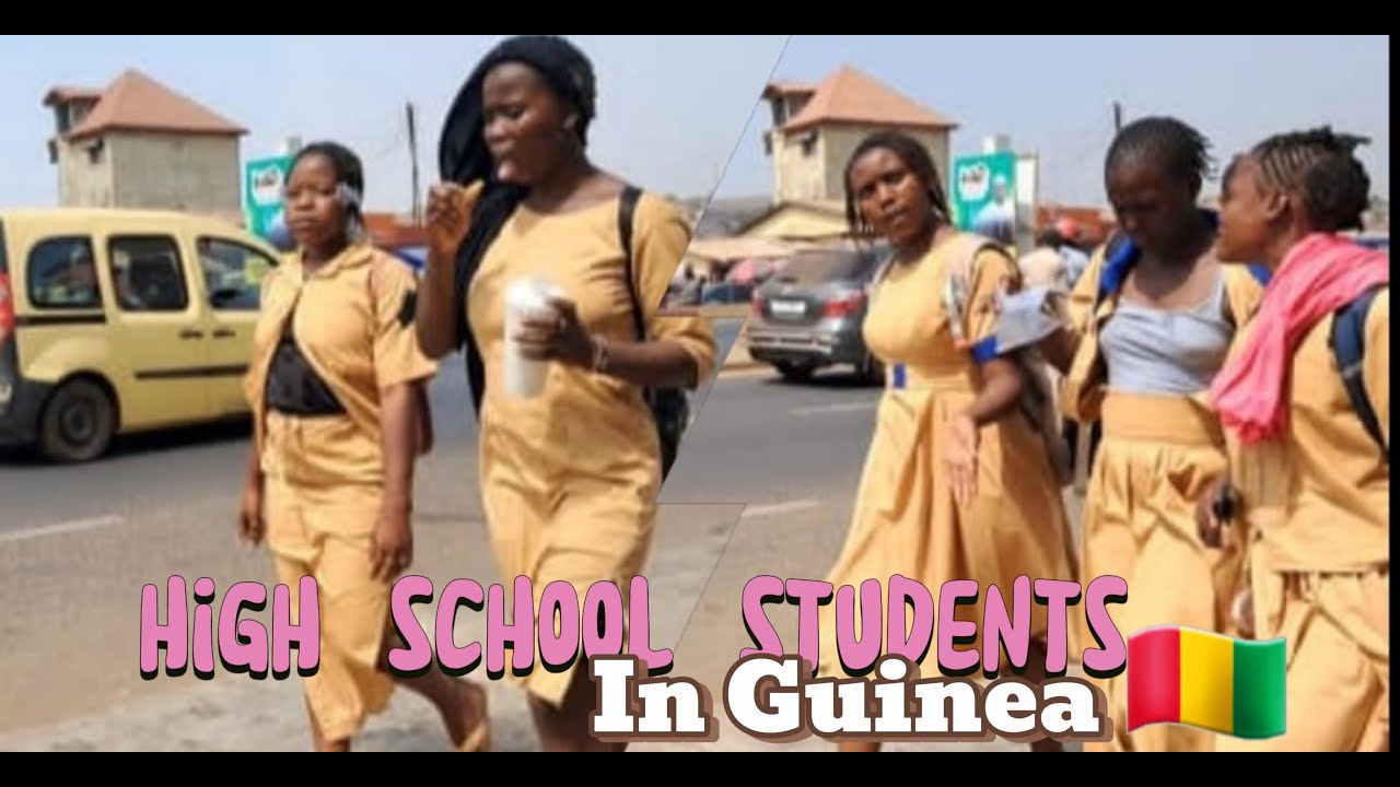 Look At These Secondary Students In Guinea 🇬🇳 || Education Structure In Guinea.