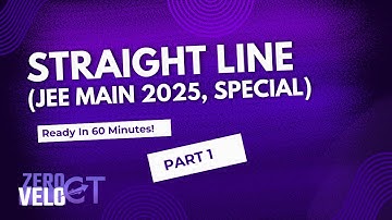 STRAIGHT LINE FOR JEE 2025 | EQUATION OF STRAIGHT LINE | ABHISHEK SIR PART 1 #jeemains #jeemains2025