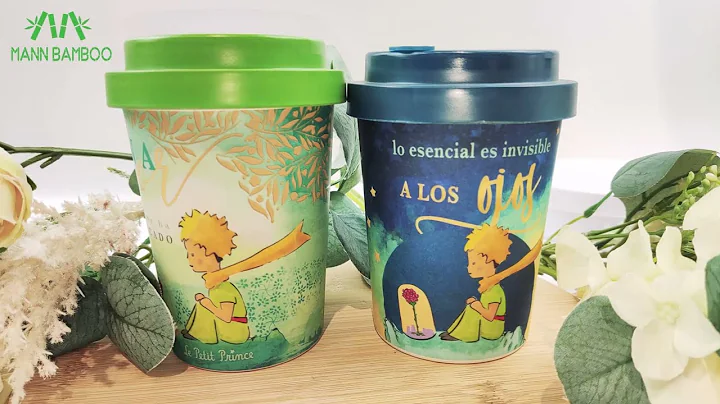 The Little Prince, Reusable Coffee Cups With Lids - Biodegradable,Compostable,Eco Friendly