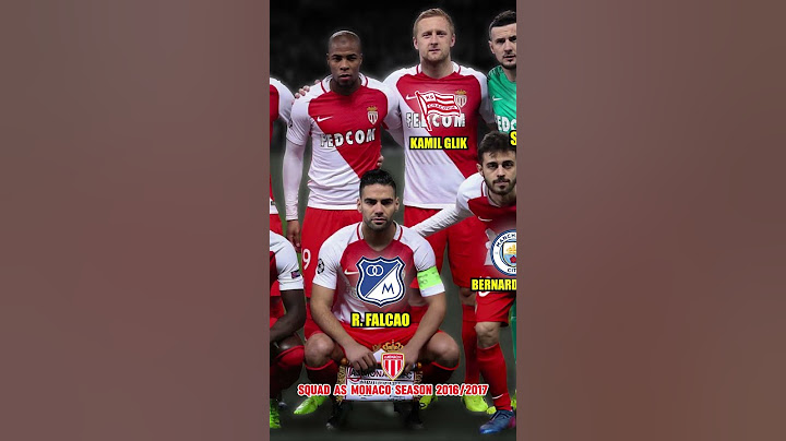 SQUAD AS MONACO SEASON 2016/2017 | vs Manchester City (mbappe young) #bintangbola