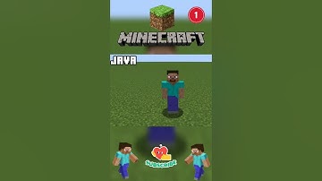 Java vs Bedrock – 🏆 The BIG Differences Explained! Part1 #minecraft #minecraftshorts #minecraftmemes