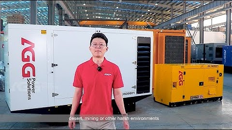 Introduction of AGG G Type and Y Type Diesel Generator Set Canopy