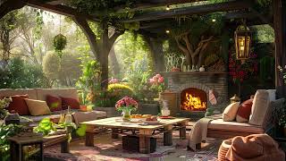 Fresh Morning Jazz Relaxing Music In Fairy Cabin 🌸 Fairy Spring Ambience For Relax, Study, Work