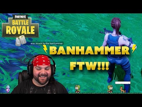 The Ban Hammer FTW! | Fortnite Funny Moments #1