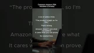 Amazon FBA Canada Mistakes: Weak Documentation