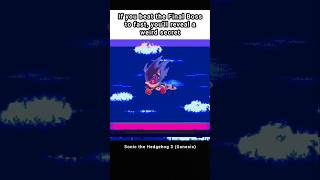 Beating the boss too fast reveals a weird secret #sonic #memes Profile