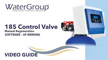 WaterGroup  185 Control Valve: Softener UF - Manual Regen