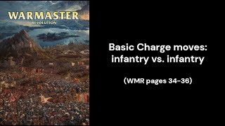 Warmaster Revolution - basic Charge (infantry vs infantry)