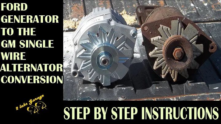 Convert a Ford Generator to GM 1 Wire Alternator on a 1964 Ford Falcon