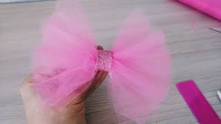Любимый бант из фатина / favorite lush bow made of tulle