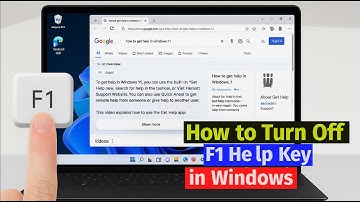Fix F1 Key Opening Microsoft Edge Automatically | Disable F1 Help in Windows 10/11