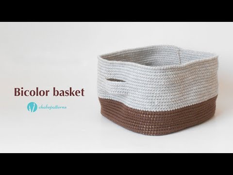 Bicolor basket