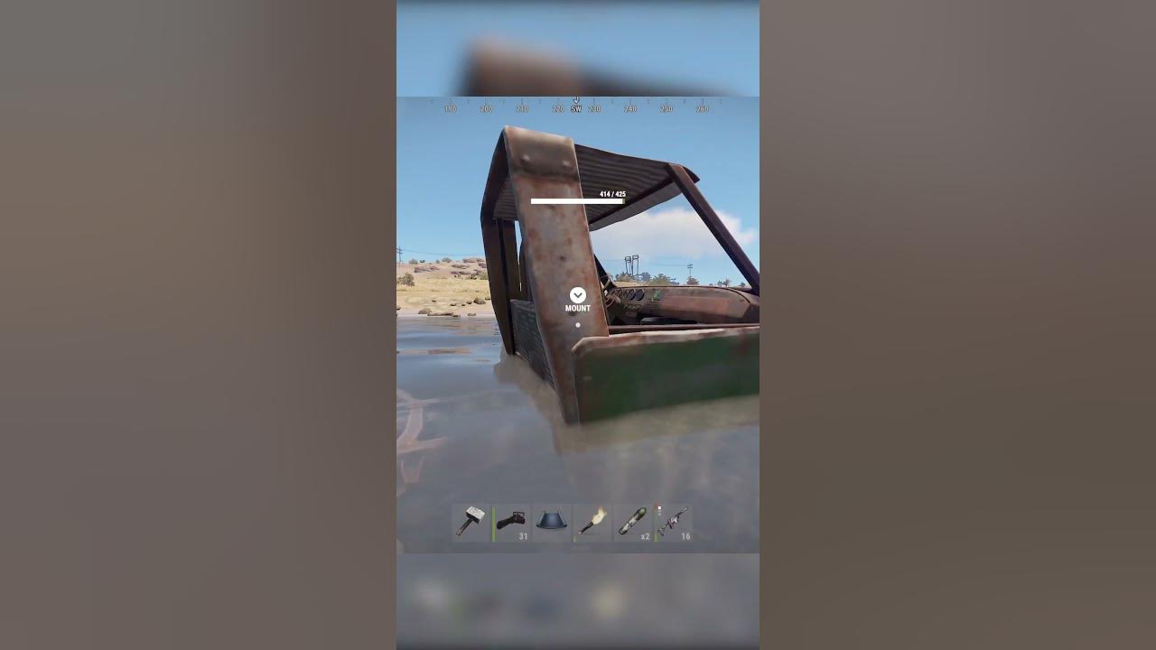 How To Get Your Vehicle Unstuck In Rust shorts rust short YouTube