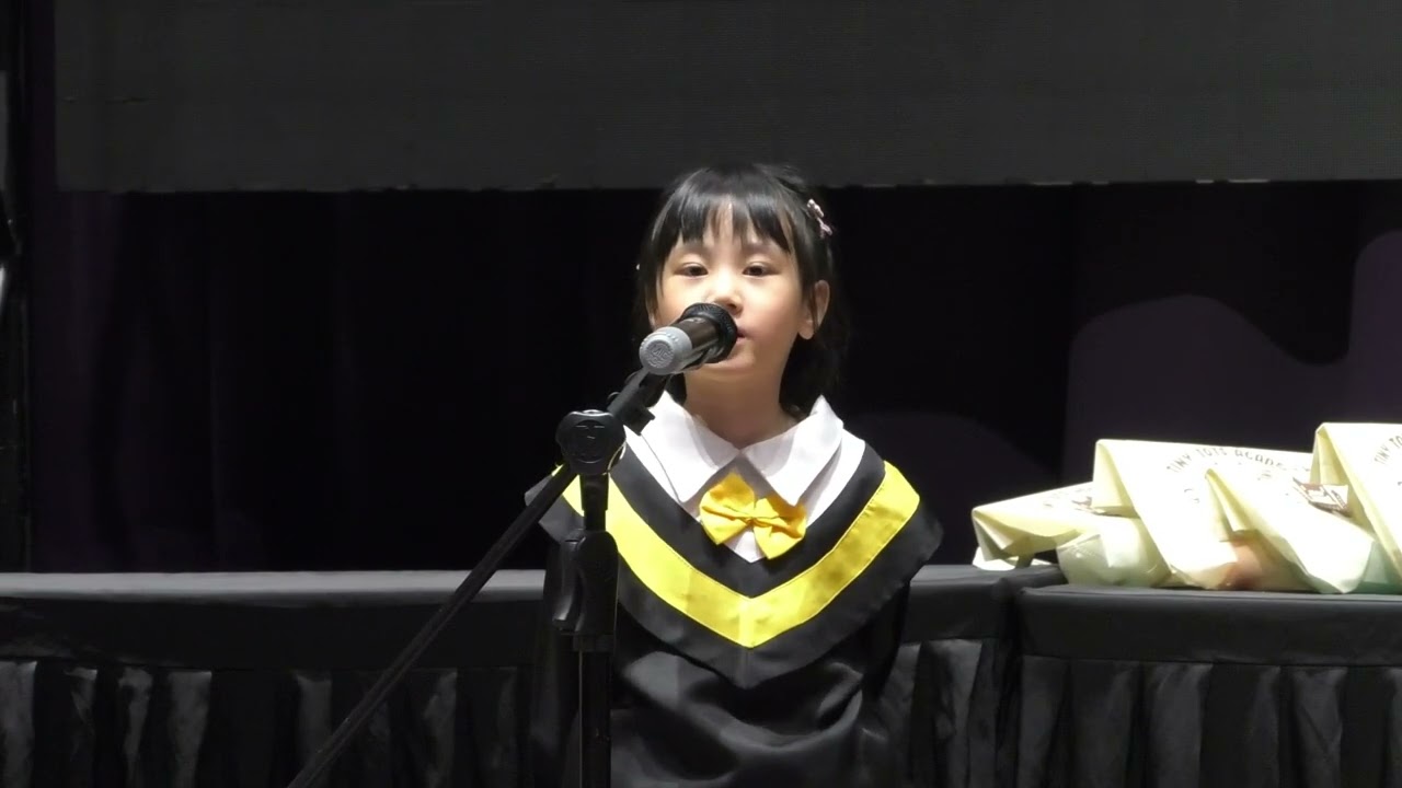 Tiny Tots Graduation 2024 – Chinese Speech #2