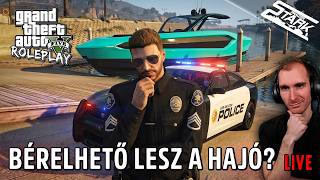 Tervek a Hajóval & Megyünk Szolgálatba - GTA 5 RolePlay #87 - Stark Galaxy2.0
