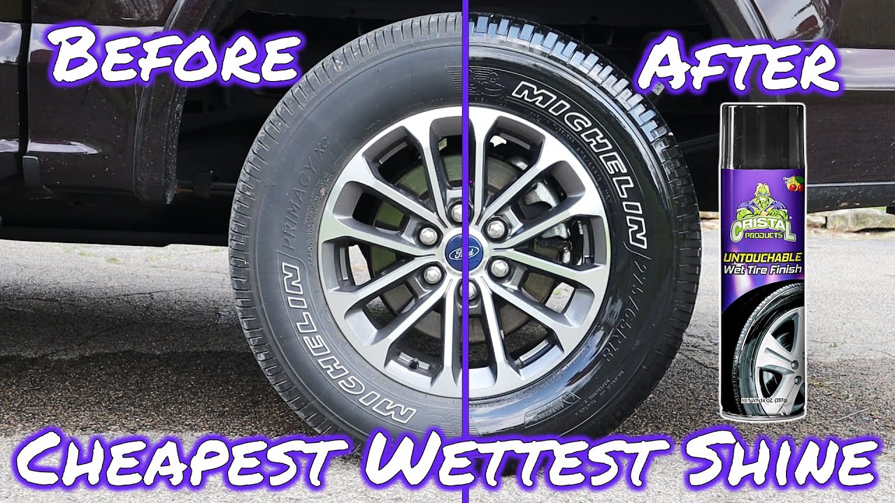 Cristal products untouchable wet tire shine review 