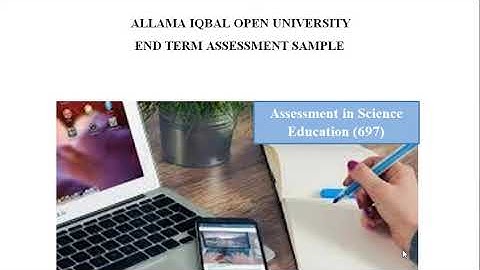 Aiou Solved Assignment (697) ETA Sample Autumn 2019