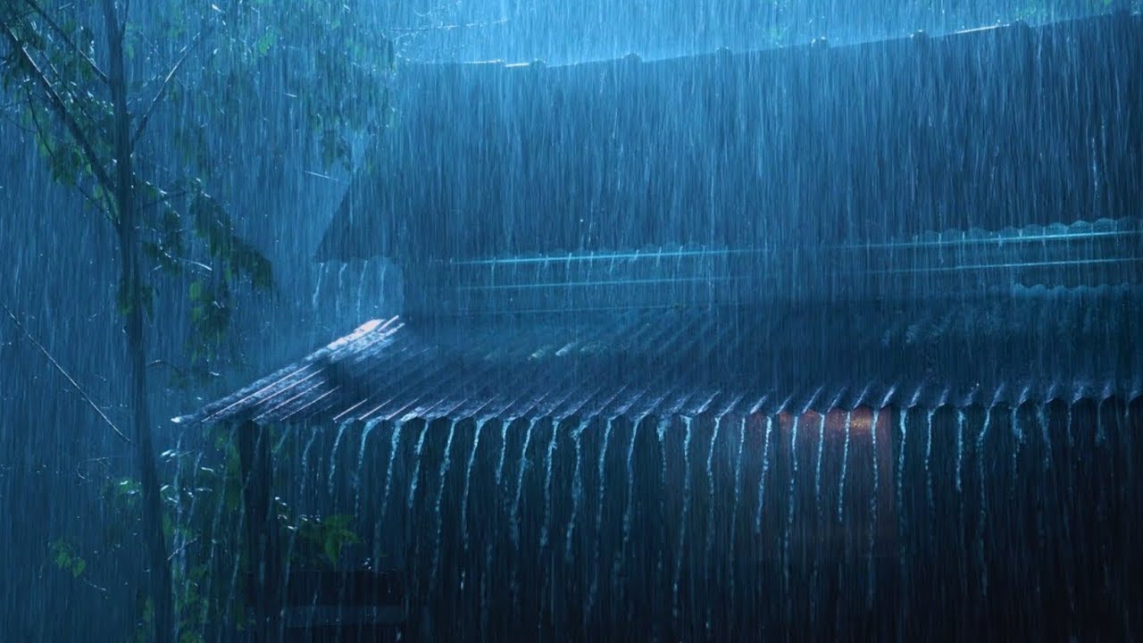 The sound of heavy rain and thunder makes you sound asleep until ...