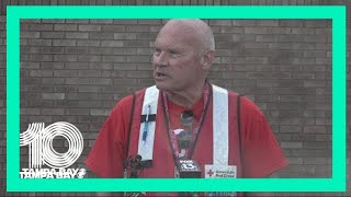 Red Cross volunteers from Florida on the way to help those devastated by tornadoes