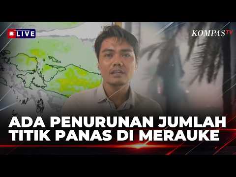 [LIVE] Wildfire Update in Merauke: Decrease in Number of Hotspots, from 3,000 to 900