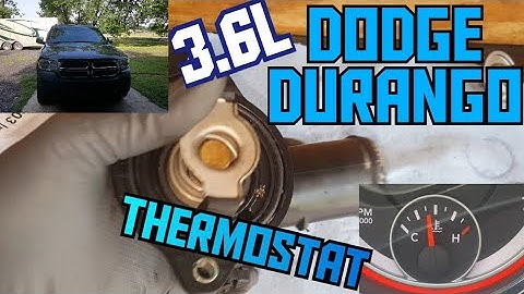 How to replace the thermostat on a Dodge Durango 3.6L 2011-2022