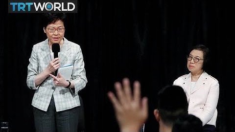Hong Kong Protests: Carrie Lam holds public dialogue for first time