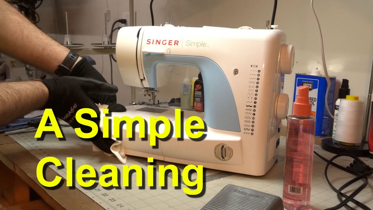How to clean and adjust a Singer Simple Sewing Machine that is